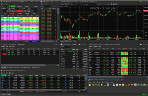 La plataforma de trading profesional  mas utilizada.